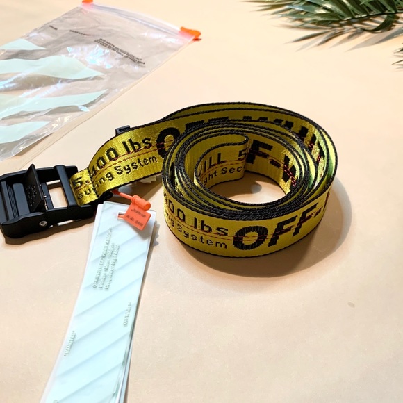 Off-White Accessories - NEW Off-White Industrial Logo Belt (unisex)